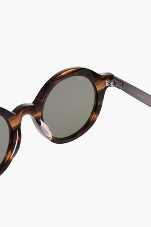 Tortoiseshell Round Sunglasses