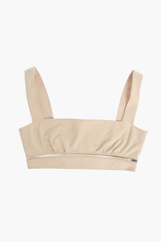 Cotton JO Top with Side Zip Closure