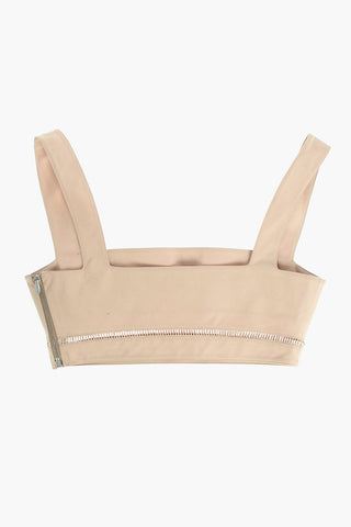 Cotton JO Top with Side Zip Closure