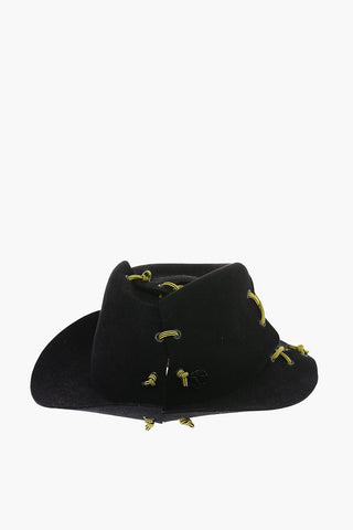 fedora with cut out detail