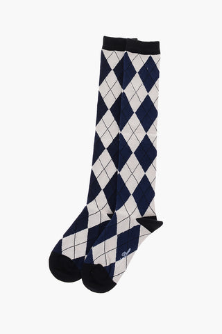 argyle long socks
