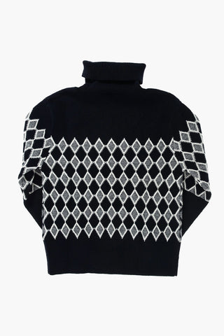 Maglia a Collo Alto Ricamata
