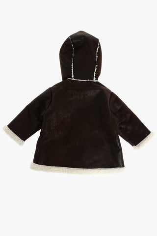 Faux Leather Coat