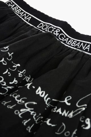 Printed Pleated Skirt
