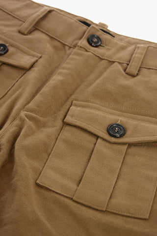 Stretch Cotton Cargo Pants