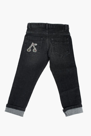 Stretch Denim Piping jeans