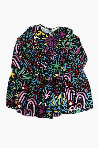 Printed Flared Dress