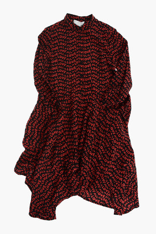 Flared LOVE IS LOVE Dress