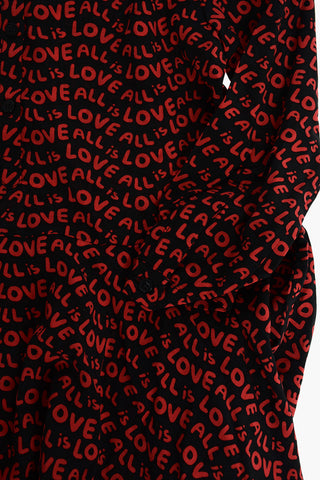 Flared LOVE IS LOVE Dress