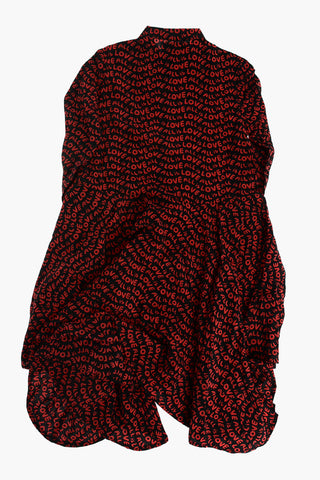 Flared LOVE IS LOVE Dress