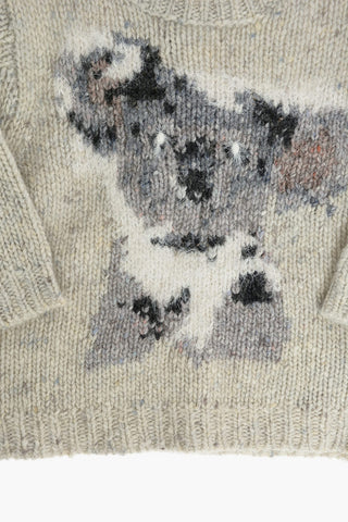 Maglia in Lana Ricamata