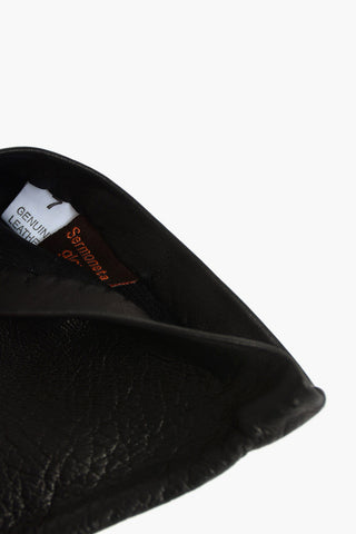 solid color leather gloves
