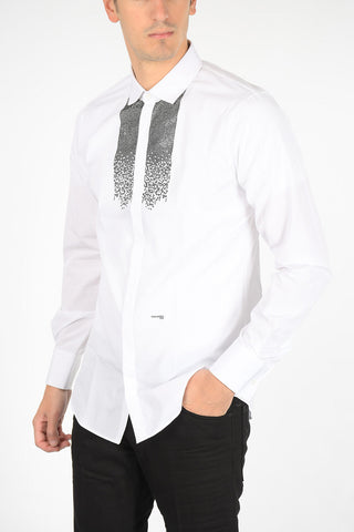 Jewel Application Classic Collar Shirt
