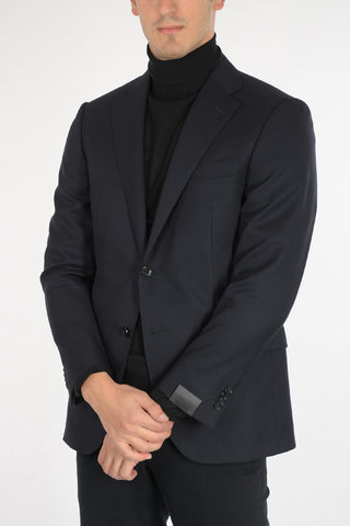 Virgin Wool LEADER Notch Lapel Blazer