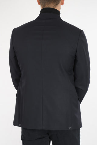 Virgin Wool LEADER Notch Lapel Blazer