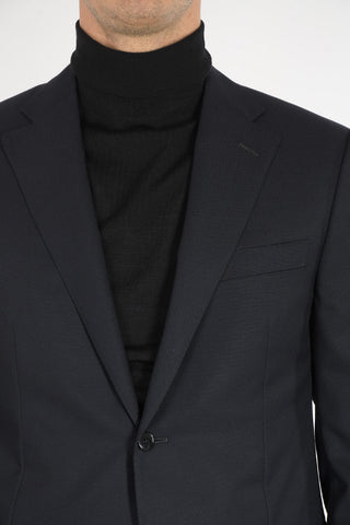 Virgin Wool LEADER Notch Lapel Blazer