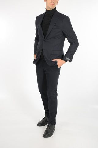 Virgin Wool LEADER Notch Lapel Blazer