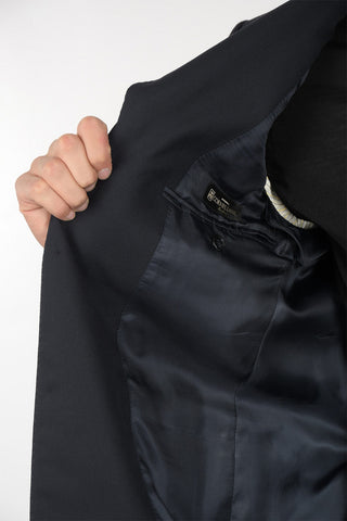 Virgin Wool LEADER Notch Lapel Blazer