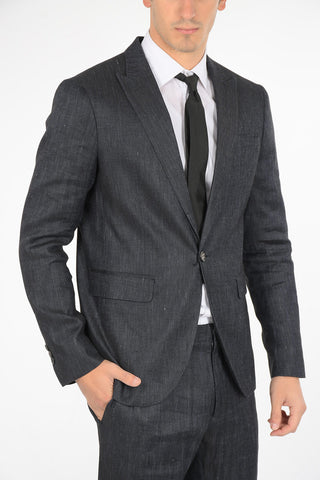 center vent peak lapel 1-button TOKYO suit