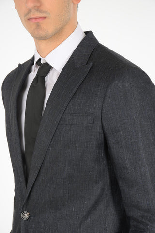 center vent peak lapel 1-button TOKYO suit