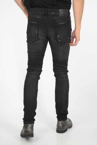 16cm dark wash Mid-rise waist jeans