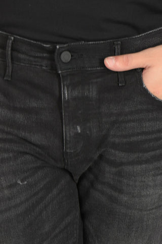 16cm dark wash Mid-rise waist jeans