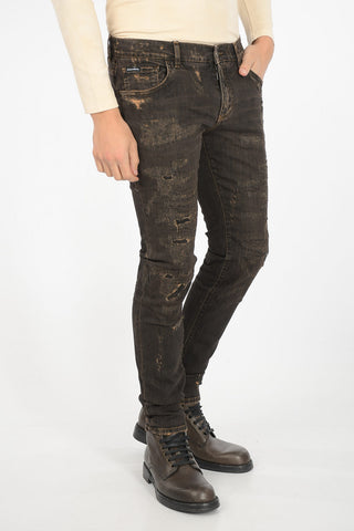 jeans skinny fit distressed 16cm