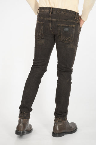 jeans skinny fit distressed 16cm