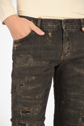 jeans skinny fit distressed 16cm