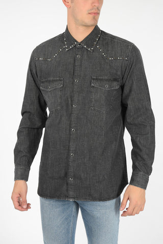denim AXEL shirt with breast pockets
