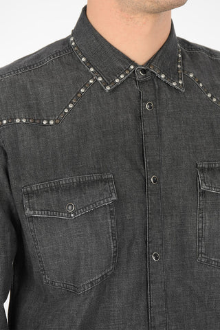 denim AXEL shirt with breast pockets