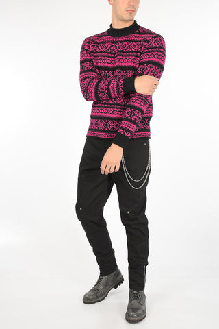jeans straight fit a vita regolare con zip alla caviglia 17cm