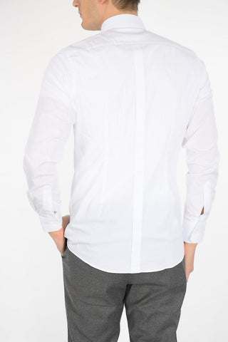 GOLD stretch cotton classic collar shirt