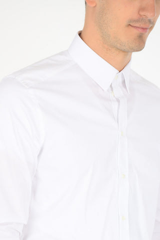 GOLD stretch cotton classic collar shirt
