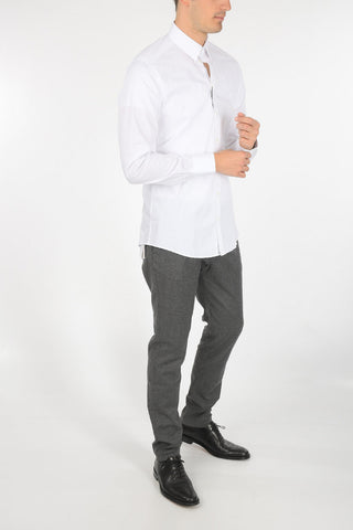 GOLD stretch cotton classic collar shirt