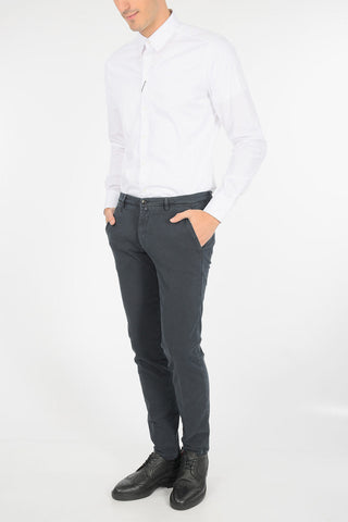 pantalone chinos in cotone stretch 