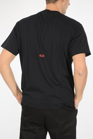 printed crew-neck t-shirt
