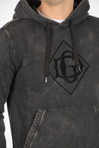 acid wash sweatshirt with hood