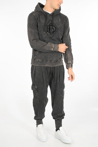 acid wash sweatshirt with hood