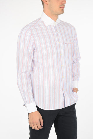 ID Camicia COUTURE a Righe con Taschino a Filo