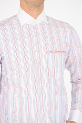 ID Camicia COUTURE a Righe con Taschino a Filo