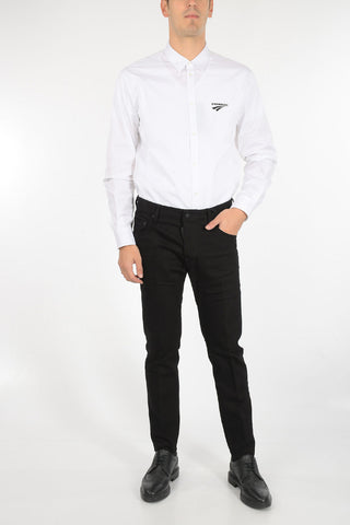 Ankle Printed SKATER Skinny Fit Jeans 16 Cm