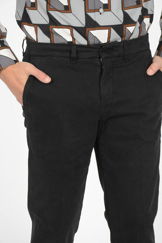 stretch cotton chinos pants