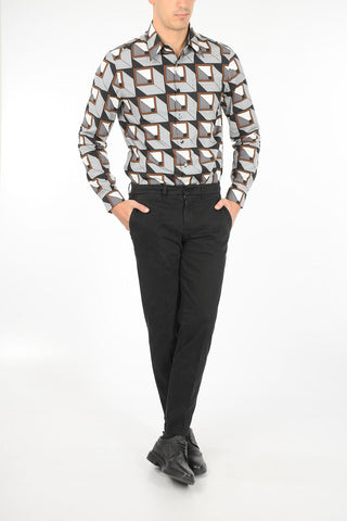 stretch cotton chinos pants