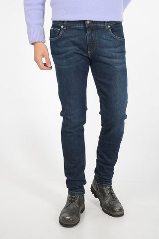 16cm stretch denim skinny fit jeans