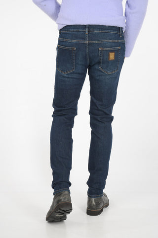 16cm stretch denim skinny fit jeans
