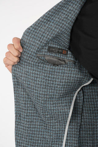 ID Shepherd Check 3 Button Blazer