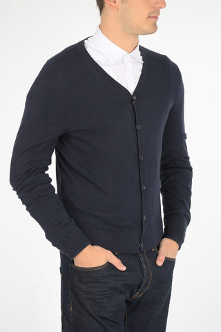 ARMANI EXCHANGE Cardigan in cotone e Cashmere scollo a V