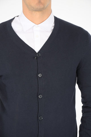 ARMANI EXCHANGE Cardigan in cotone e Cashmere scollo a V