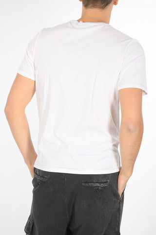t-shirt girocollo con stampa